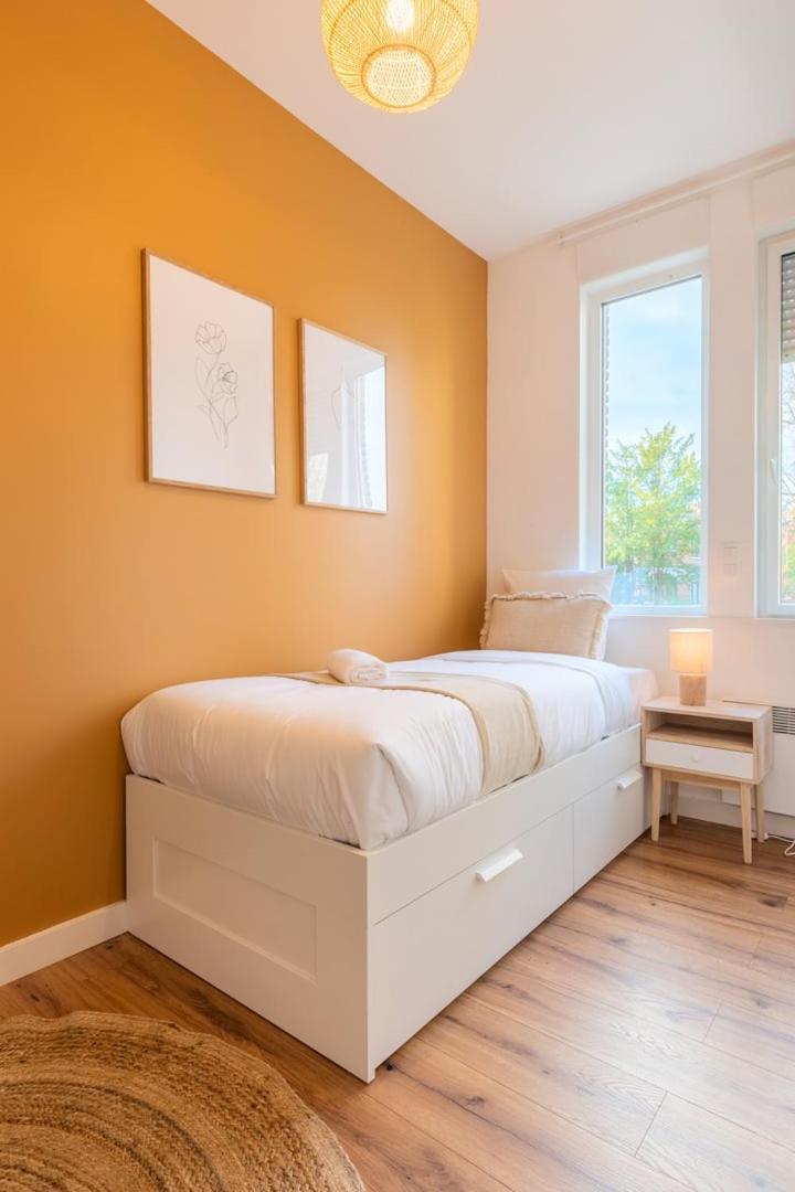 Modern, Quiet 3-Bedroom Apartment With Parking Marcq-en-Baroeul Exteriör bild