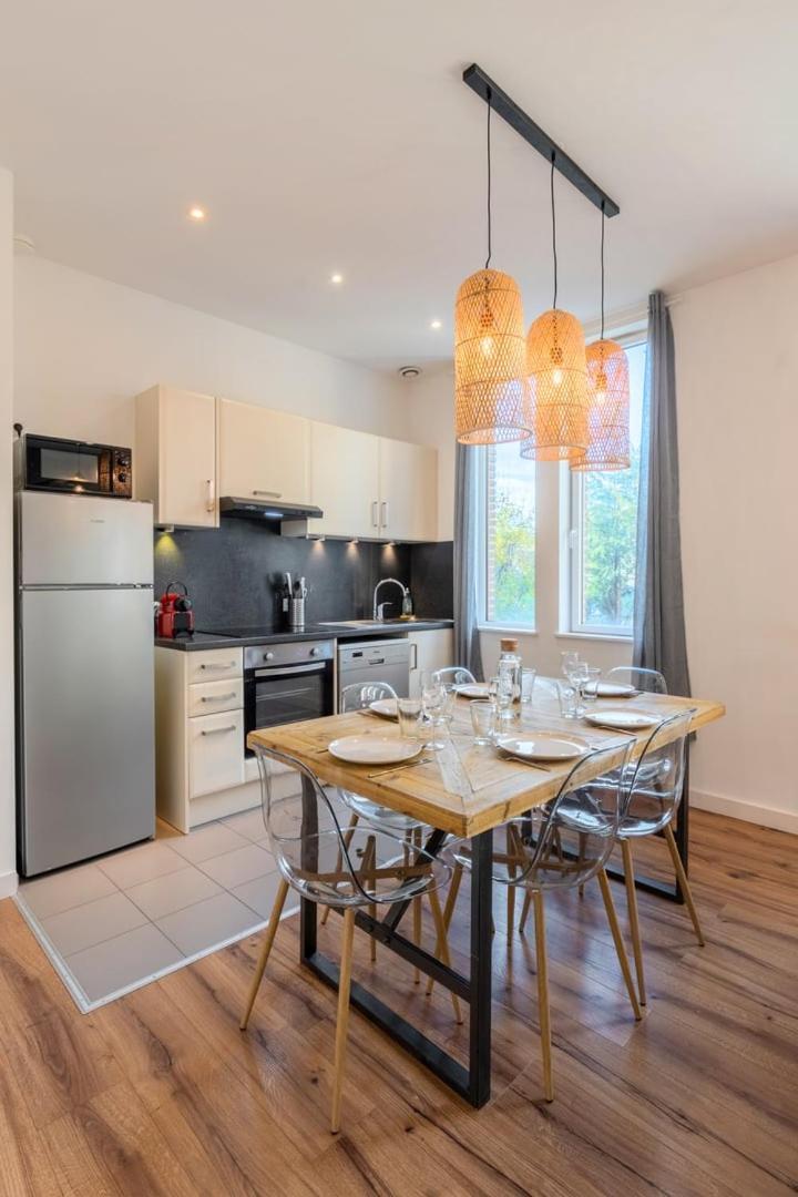 Modern, Quiet 3-Bedroom Apartment With Parking Marcq-en-Baroeul Exteriör bild