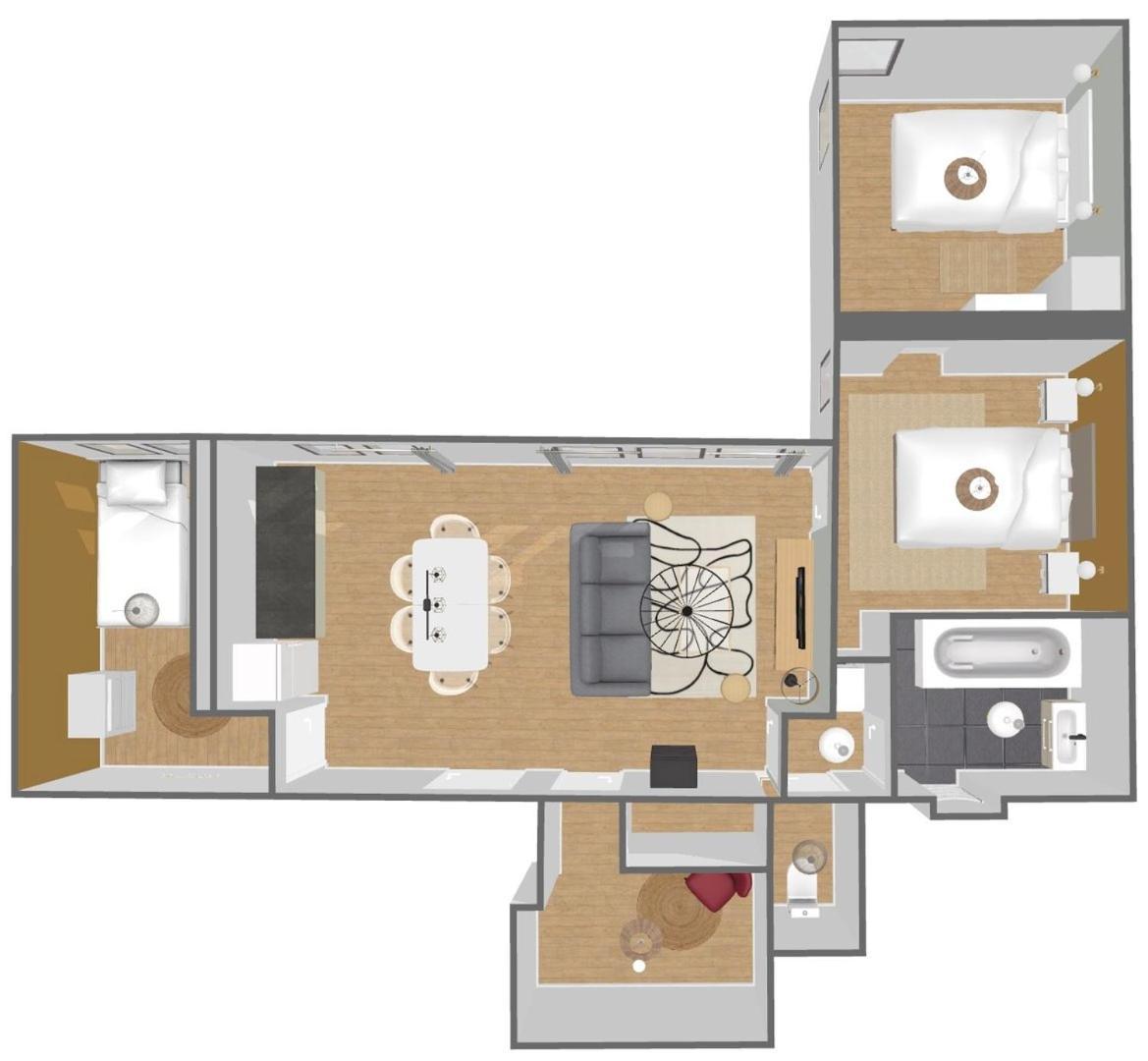 Modern, Quiet 3-Bedroom Apartment With Parking Marcq-en-Baroeul Exteriör bild